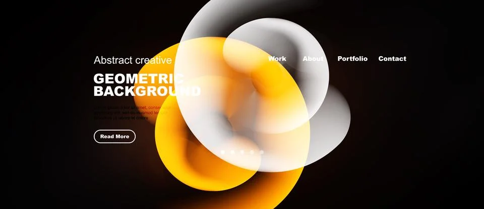 Dynamic abstract design. Fluid shapes, vibrant colors, dark background. Moder 스톡 일러스트