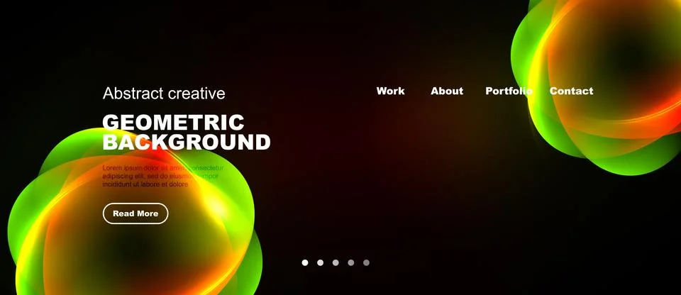Dynamic abstract design. Vibrant colors blend, creating modern geometric 스톡 일러스트