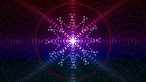A dynamic abstract digital art illustration Stock Footage 328436901