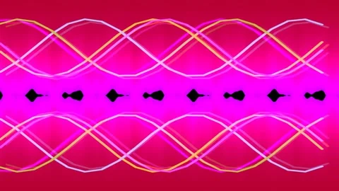 Dynamic abstract digital data flow background with glowing blue wave lines. Stock Footage 333436138