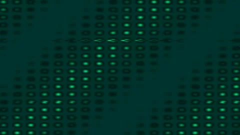 Dynamic abstract digital grid background with flowing data nodes and glowin.. Stock Footage 336777184