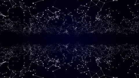 Dynamic Abstract Digital Network Connection Video Animated Background Stock Footage 336303702