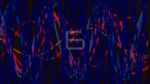 Dynamic Abstract Digital Pattern with Glowing Number Nine Interface Stock Footage 342205384