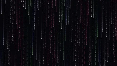 Dynamic abstract digital stream background for technological data visualiza.. Stock Footage 341056369