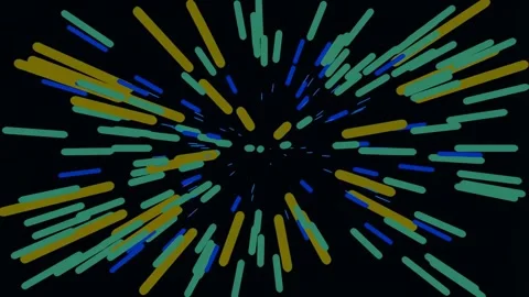 Dynamic Abstract Energy Burst Background with Technological Light Streaks Stock Footage 342205388