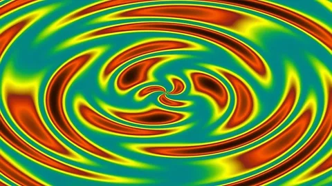 Dynamic abstract energy swirl loop background, vibrant liquid metallic flow.. Stock Footage 342205394