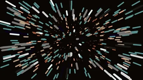 Dynamic abstract explosion background: colorful radiant lines of connection.. Stock Footage 342205396