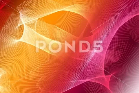 Dynamic Abstract Flow With Glowing Curves And Vibrant Color Blend PSD 템플릿