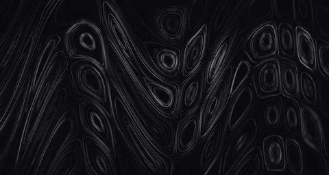 Dynamic abstract flow pattern against dark backdrop Stock Illustration