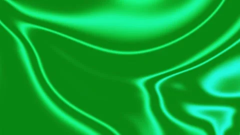Dynamic abstract fluid motion background with vibrant green and teal hues c.. Stock Footage 329085839