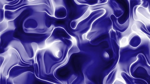 Dynamic Abstract Fluid Motion in Shades of Blue and White 스톡 동영상 315499146