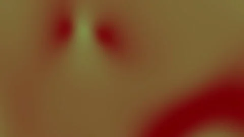 Dynamic abstract fluid motion with vibrant green and red swirls Stock Footage 313783480