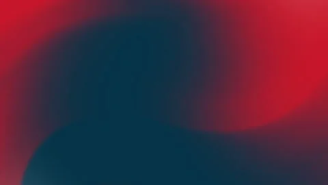 Dynamic abstract fluid shapes in vibrant red and deep blue colors Stock Footage 312984642