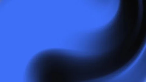 Dynamic abstract fluid shapes with vibrant blue and black color scheme Stock Footage 314202081