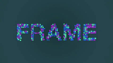 Dynamic abstract frame animation for creative projects Video stock 325538482