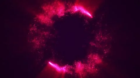 A dynamic abstract frame of a fiery explosion with glowing sparks and inten.. Stock Illustration