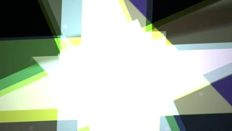 Dynamic Abstract Geometric Motion Background with Vibrant Color Shifts and .. Stock Footage 341805676