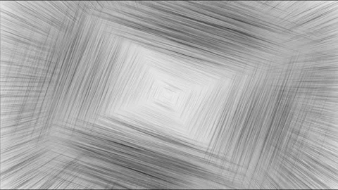Dynamic abstract geometric pattern transformation with textured lines Stock Footage 314459445