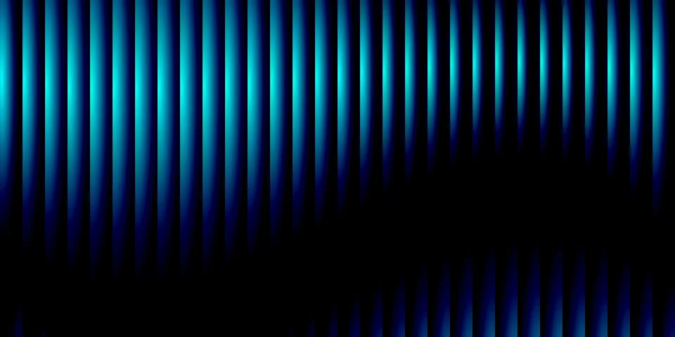 Dynamic abstract geometric stripes in grey gradient on a black background Illustration