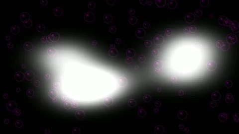Dynamic Abstract Glowing Lights Reveal Futuristic Energy Tunnel Effect on Bla Stock Footage 336226421