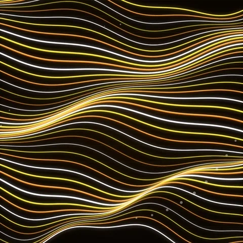 Dynamic Abstract Golden Wave Pattern Background Loop for Modern Motion Graphi Stock Footage 345688776