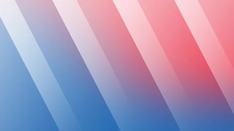 Dynamic Abstract Gradient Stripes Background Animation with Blue and Red Co.. Stock Footage 340056903