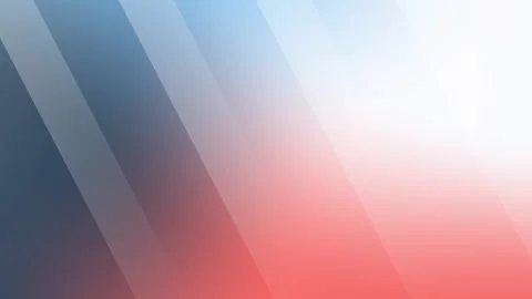 Dynamic Abstract Gradient Stripes Background Loop with Smooth Blue and Red .. Stock Footage 340076294
