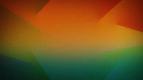 Dynamic abstract gradient in vibrant orange, red, green, and teal hues with.. Stock-Illustration