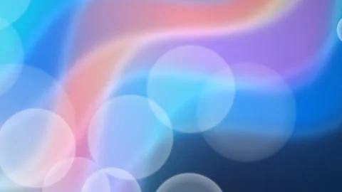 Dynamic abstract graphic background with soft, luminous circles creating a .. Stock Footage 328806006