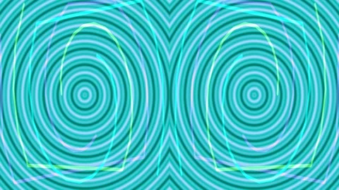 Dynamic abstract green ripple wave circle background seamless looping motio.. 動画素材 339489176