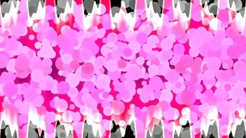 Dynamic Abstract Green Yellow Bubbles Wavy Motion Background Stock Footage 331351824