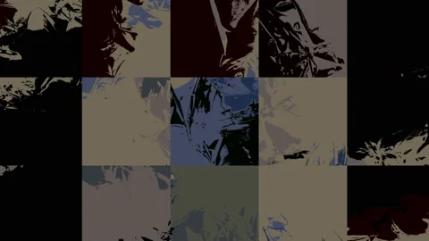 Dynamic Abstract Grunge Art Background Stock Footage 162738027