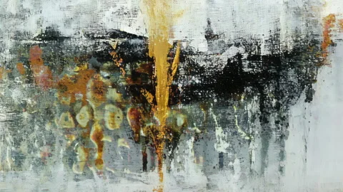 Dynamic Abstract Grunge Texture Backdrop Stock Footage 296102857