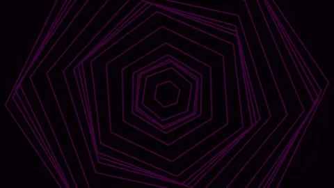 Dynamic Abstract Hexagon Network Glow Lines for Futuristic Technology Backg.. Stock Footage 341058969