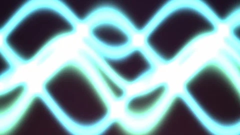 Dynamic abstract light patterns create a mesmerizing and futuristic visual Stock Footage 324885896