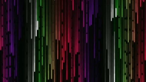 Dynamic Abstract Light Streaks with Vibrant Color Gradient Flow Pattern Stock Footage 342205430