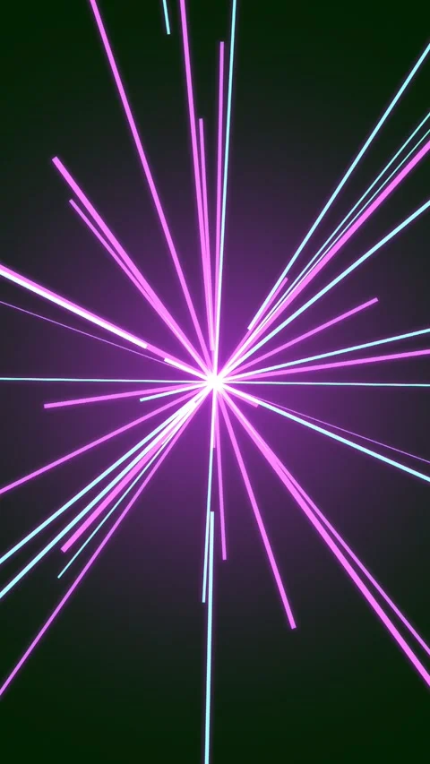 Dynamic abstract light trails create a vibrant, energetic visual effect Stock Footage 327942572