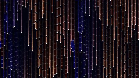 Dynamic abstract light trails flowing data stream background for futuristic.. Stock Footage 340378943