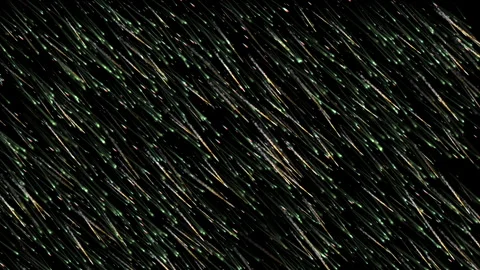 Dynamic Abstract Light Trails Moving Across a Black Background Stock Footage 297208402