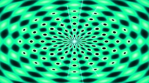 Dynamic abstract light wave effect with radiating orange circular patterns .. Stock Footage 339789276