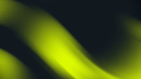 Dynamic Abstract Lime Green Waves Flowing on Dark Background Loop Stockbeeldmateriaal 329254735