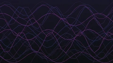 Dynamic abstract line art animation for creative projects Stock Footage 326176062