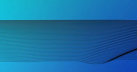 Dynamic abstract line waving loop line. Light organic leaks effect background. M Stock Footage 241116543