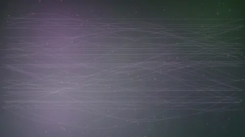 Dynamic abstract lines and dots create a futuristic, digital backdrop Stock Footage 327337674