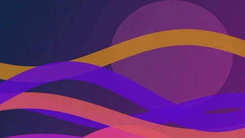 Dynamic abstract lines create a vibrant, energetic visual effect Stock Footage 327946900