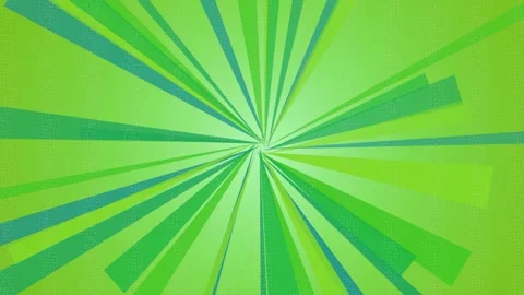 Dynamic abstract lines radiate from a central point on a vibrant green Stock-Footage 327947043