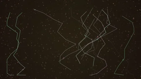 Dynamic abstract lines visualize data flow and digital connectivity Stock Footage 327337790