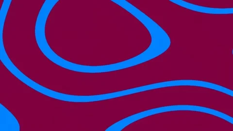 Dynamic abstract liquid curve pattern background reveal in vibrant blue and.. Stock Footage 340380325