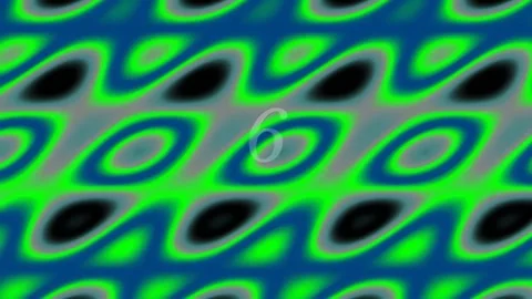 Dynamic abstract liquid wave pattern in vivid green and blue tones Stock Footage 342114579