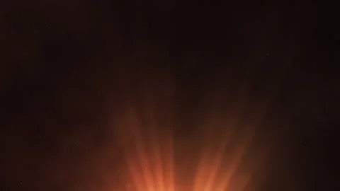 Dynamic abstract looping background with warm orange and dark tones Stock Footage 295324168